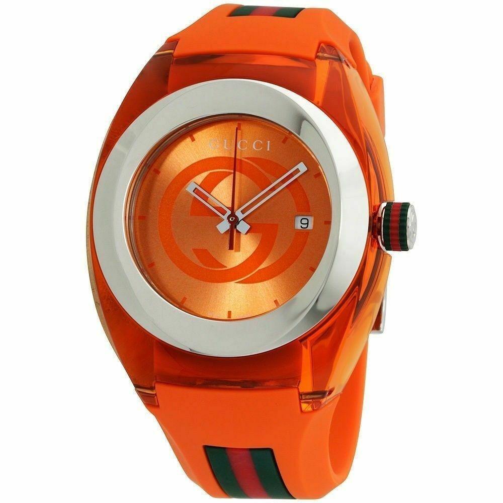Gucci Unisex YA137108 Sync Multicolored Silicone Watch