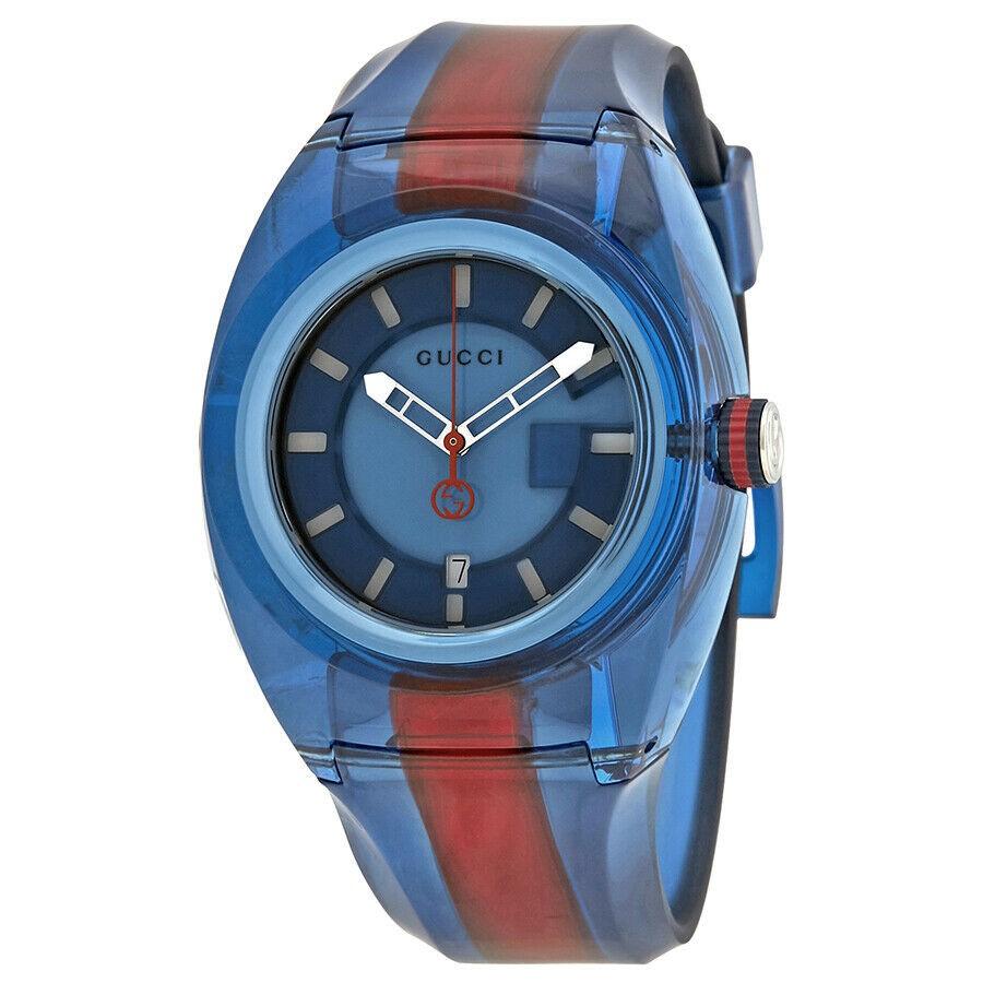 Gucci Men&#39;s YA137112 Sync XL Two-Tone Rubber Watch
