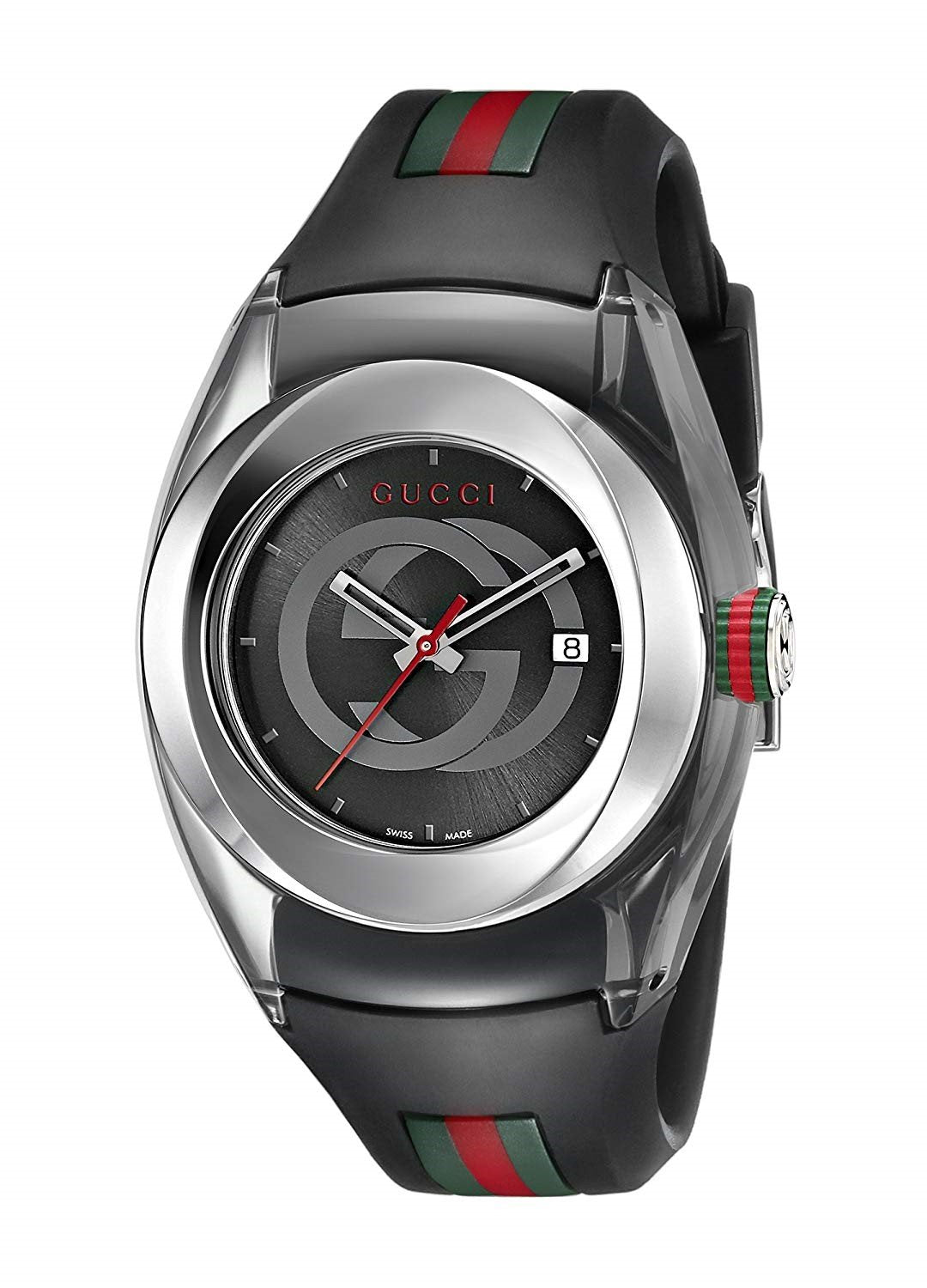 Gucci Unisex YA137301 Sync Multicolored Rubber Watch