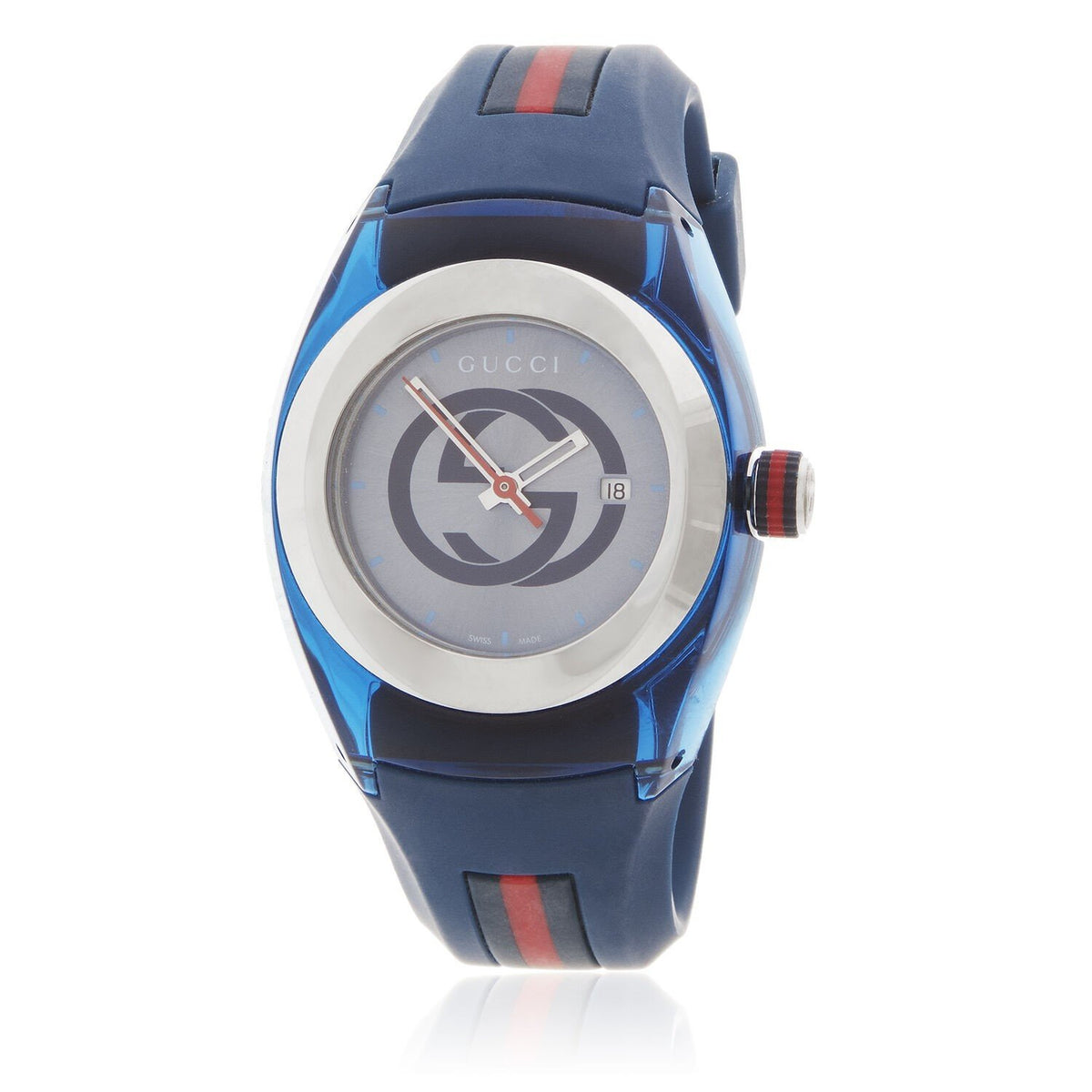 Gucci Unisex YA137304 Sync Two-Tone Silicone Watch