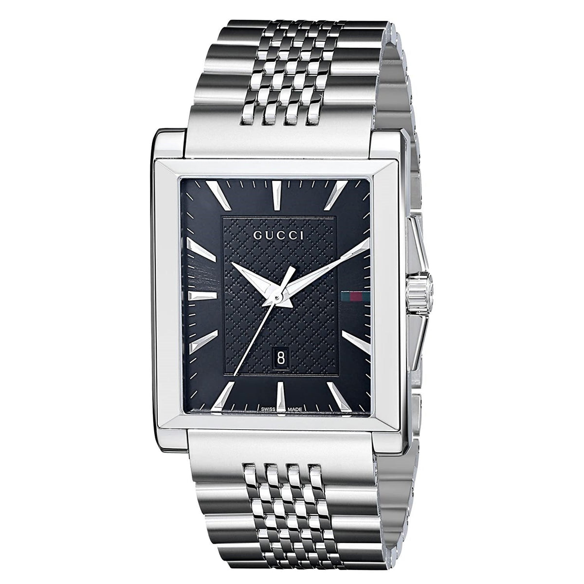 Gucci Men's YA138401 G-Timeless Stainless Steel Watch