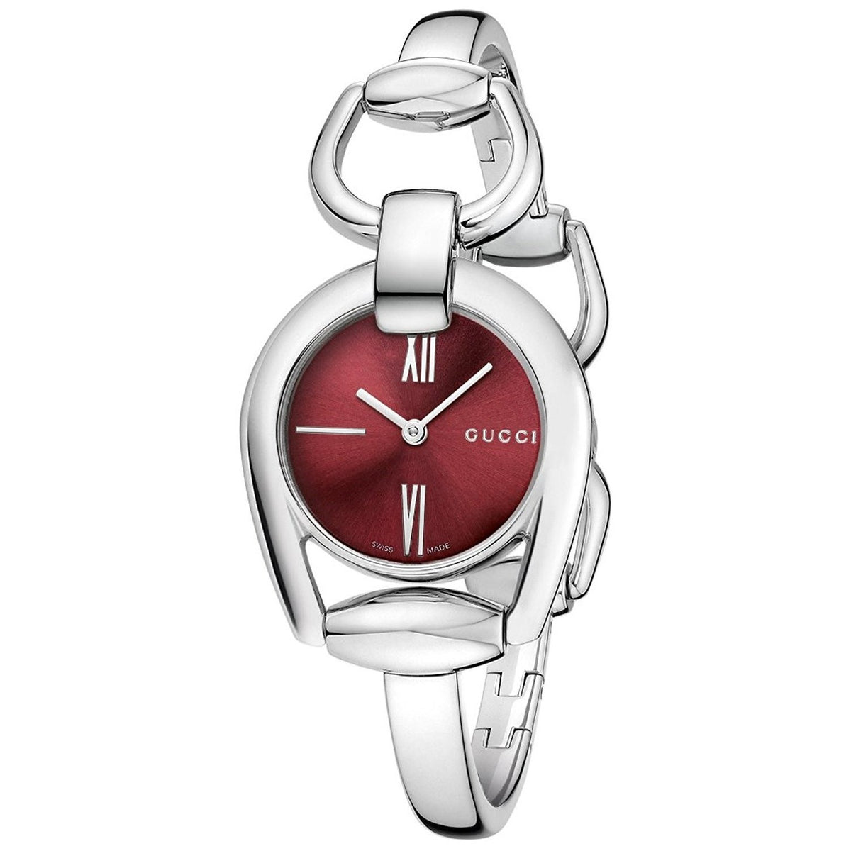 Gucci Women&#39;s YA139502 Horsebit Stainless Steel Watch