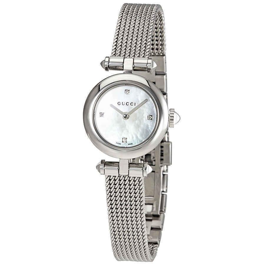 Gucci Women&#39;s YA141512 Diamantissima Stainless Steel Watch