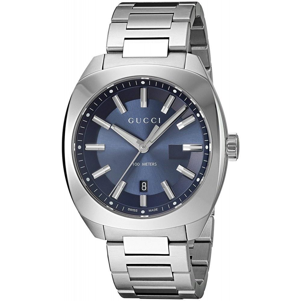 Gucci Men&#39;s YA142303 GG2570 Large Stainless Steel Watch