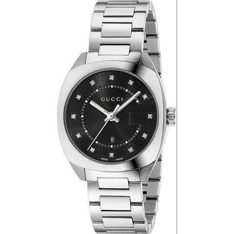 Gucci Women's YA142404 GG2570 Diamond Stainless Steel Watch