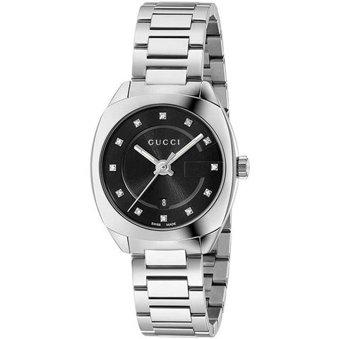 Gucci Women's YA142503 GG2570 Small Diamond Stainless Steel Watch