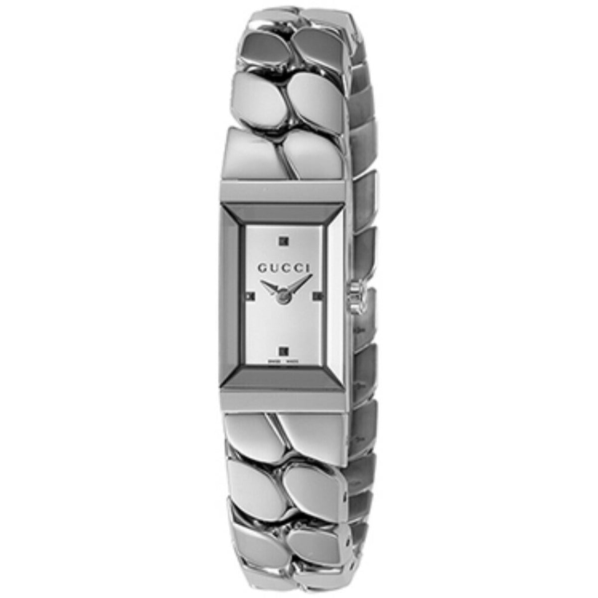 Gucci G-Frame Women&#39;s YA147501 Silver Stainless Steel Watch