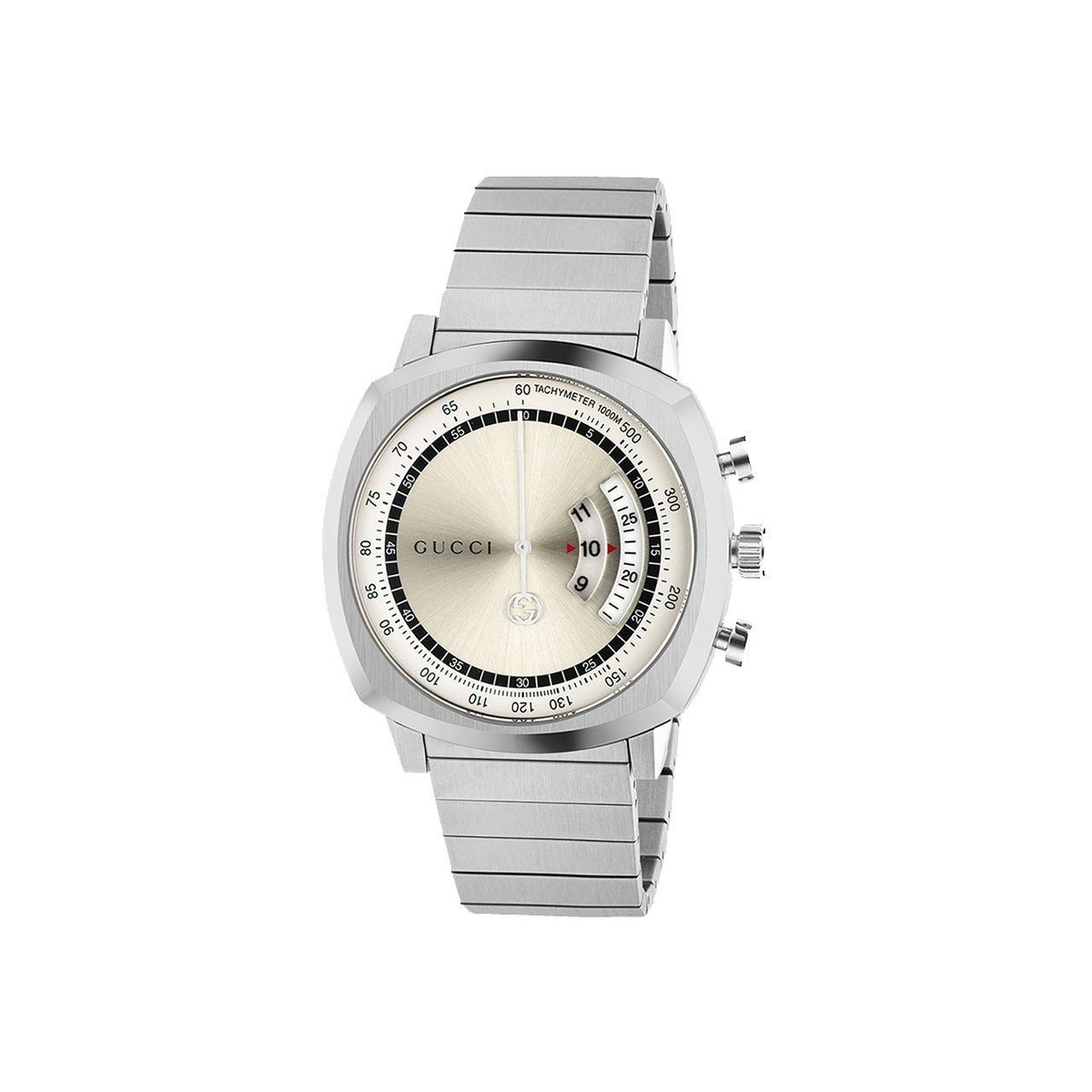 Gucci Men&#39;s YA157302 Grip Stainless Steel Watch