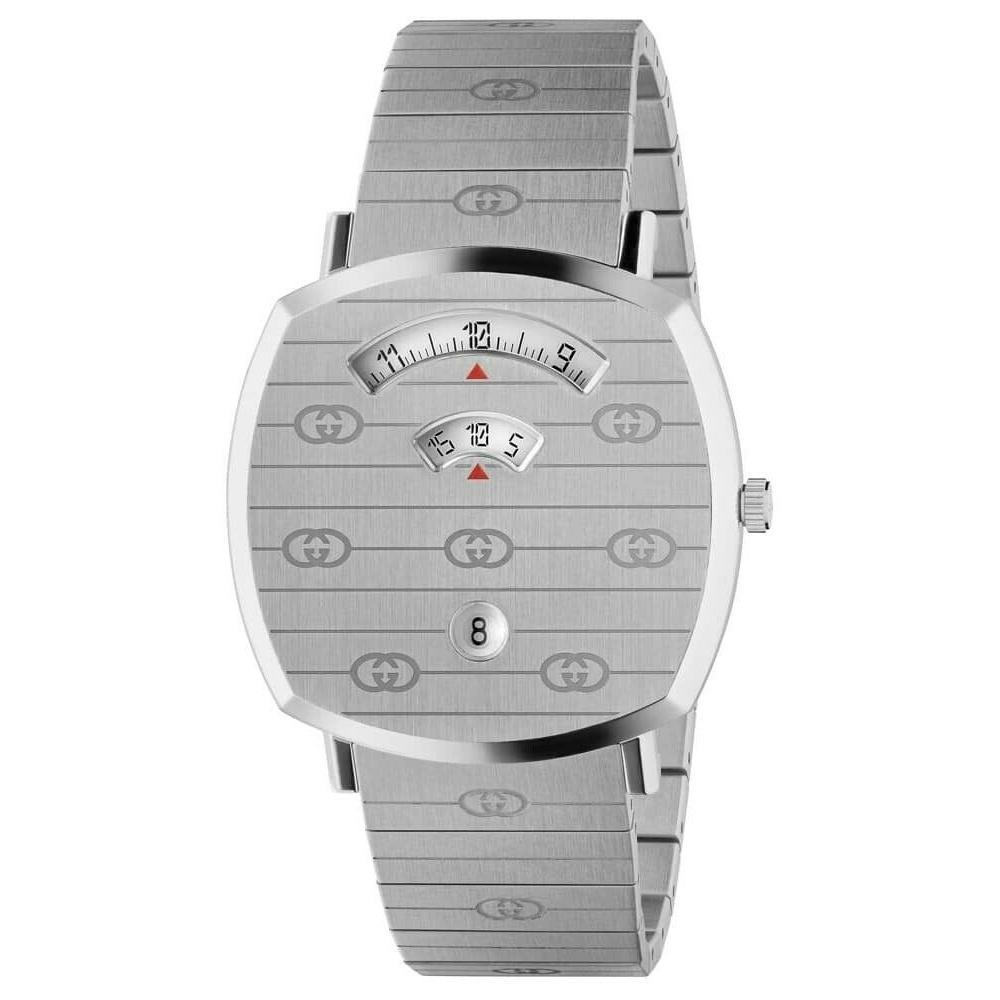 Gucci Unisex YA157401 Grip Stainless Steel Watch