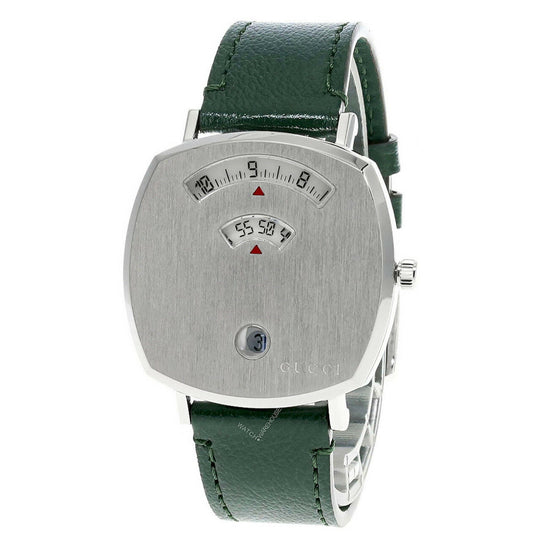 Gucci Women's YA157406 Grip Green Leather Watch