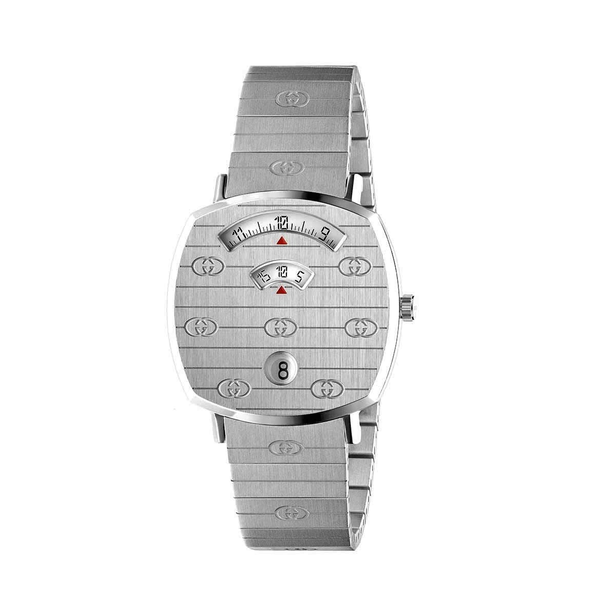Gucci Unisex YA157419 Grip Stainless Steel Watch