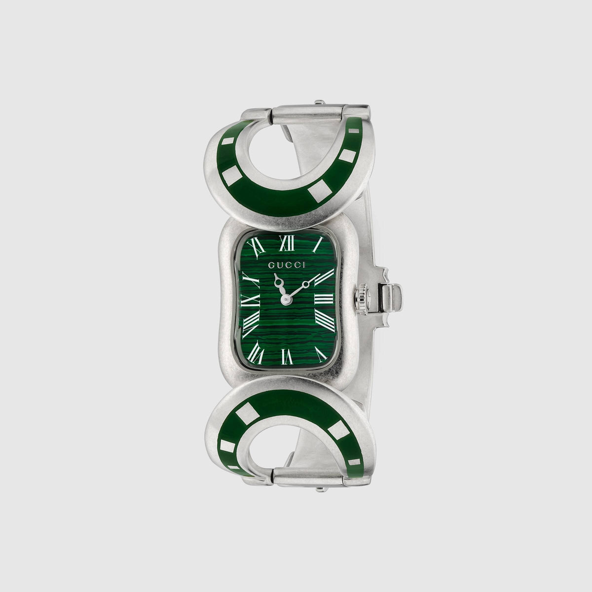 Gucci Women's YA162502 Horsebit Green Stainless Steel Watch