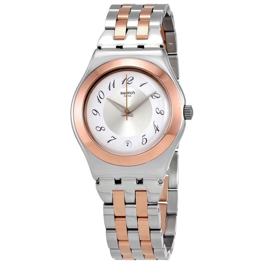 Swatch Unisex YLS454G Irony Two-Tone Stainless Steel Watch