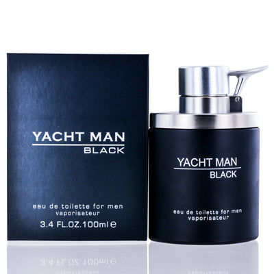 Yacht Man Black Myrurgia Edt Spray 3.4 Oz (100 Ml) For Men  