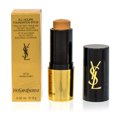 Ysl All Hours Foundation (Bd 50) Warm Honey .84 Oz (25 Ml) 139565