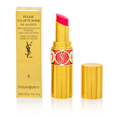 Ysl Rouge Volupte Shine Oil-In-Stick Lipstick (6) Pink Safari 0.15 Oz 197626