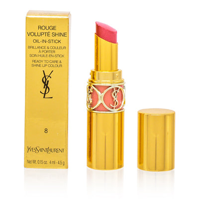 Ysl Rouge Volupte Shine Oil-In-Stick Lipstick (8) Pink Blouson 0.15 Oz 197763