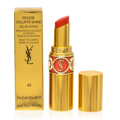 Ysl Rouge Volupte Shine Oil-In-Stick Lipstick (43) Rose Rive Gauche 0.15 Oz 280237