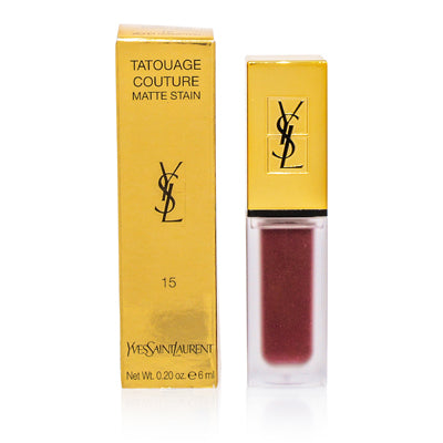 Ysl Tatouage Couture Liquid Matte Lip Stain (15) Violet Conviction .20 Oz (6 Ml) 709486