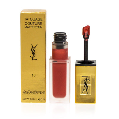 Ysl Tatouage Couture Liquid Matte Lip Stain (16) Nude Emblem .20 Oz (6 Ml) 709493