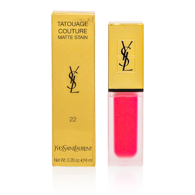 Ysl Tatouage Couture Liquid Matte Lip Stain (22) Corail Anti-Mainstream .20 Oz 709554