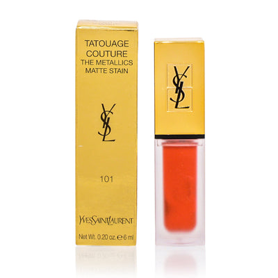 Ysl Tatouage Couture Metallics (101) Chrome Red Clash .20 Oz (6 Ml) 202689