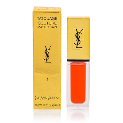 Ysl Tatouage Couture Liquid Matte Lip Stain (1) Rouge Tatouage .20 Oz (6 Ml) 709349
