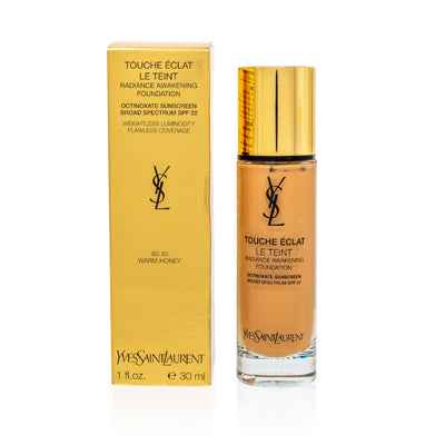 Ysl Touche Eclat Le Teint Radiance Awakening Foundation (Bd 50) Warm Honey 1 Oz  