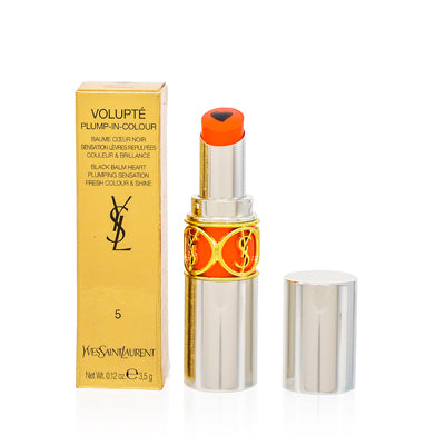 Ysl Volupte Plump-In-Colour (5) Delirious Orange .12 Oz (3.5 Ml) 332980