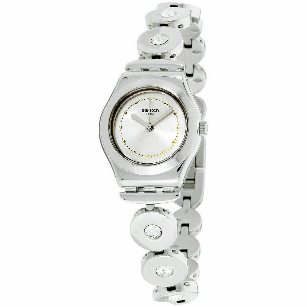 Swatch Women's YSS317G Irony Stainless Steel with Sets of Crystal Watch