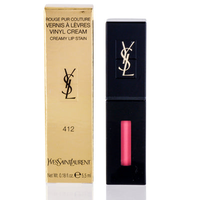 Ysl Vinyl Cream Lip Stain (412) Rose Mix .18 Oz (5.5 Ml) 332677