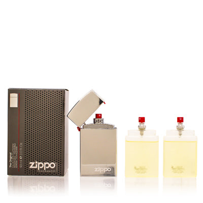 Zippo Silver Original Zippo Edt Spray Refillable 3.0 Oz (90 Ml) For Men 701182