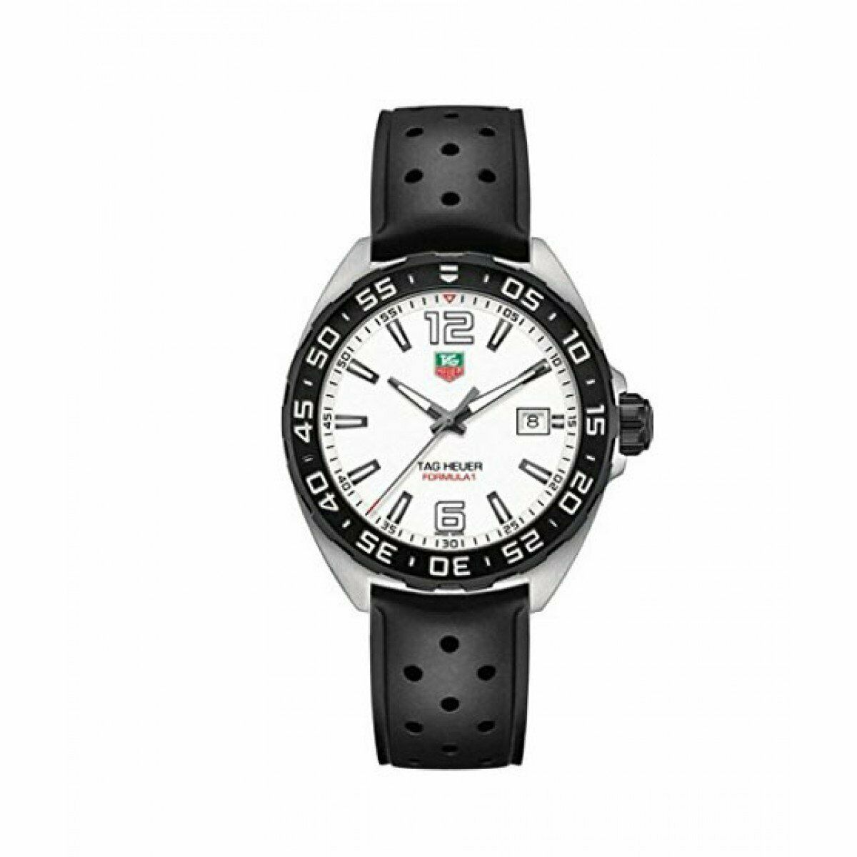 Tag Heuer Men's Formula Black Rubber Watch Bezali